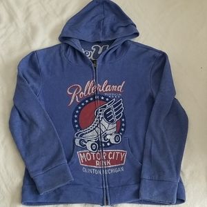 Rollerland Blue hooded Sweater